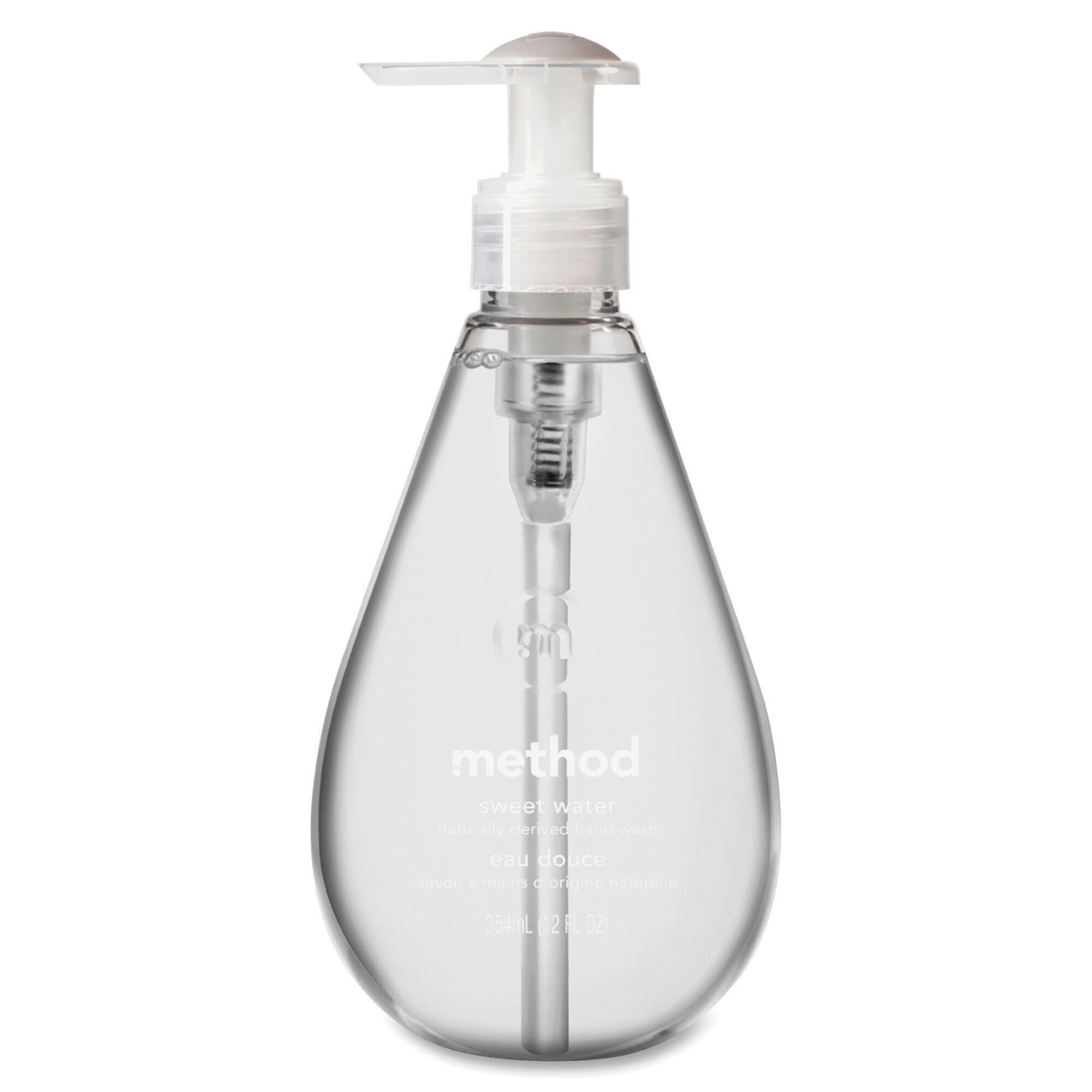 Method Products Grapefruit Gel Hand Wash with Vitamin E and Aloe, 12oz, Sweet Water, Clear, Item Number 1540830